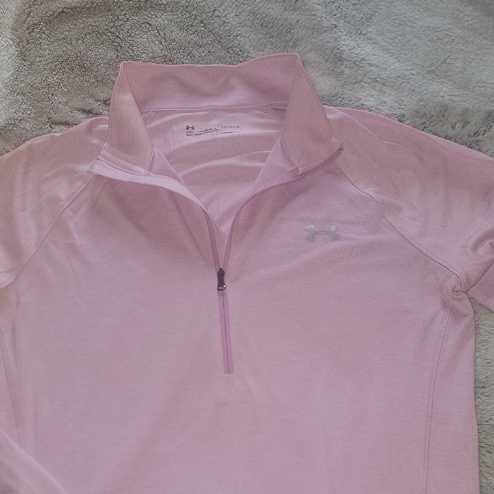 Under Armour Women's Lavender Quarter-Zip Top